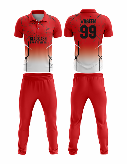 CRIC-2045 Custom Cricket Uniform: Premium Quality & Personalized Design