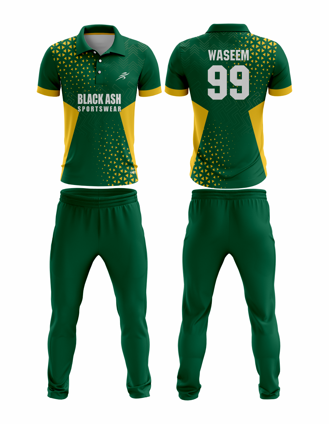 CRIC-2061 Custom Cricket Uniform: Premium Quality & Personalized Design