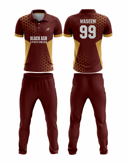 CRIC-2061 Custom Cricket Uniform: Premium Quality & Personalized Design