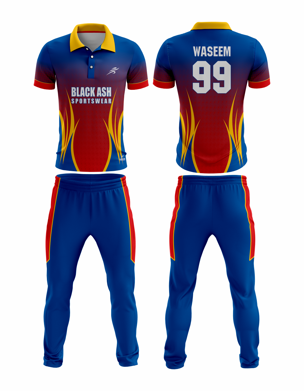 CRIC-2031 Custom Cricket Uniform: Premium Quality & Personalized Design