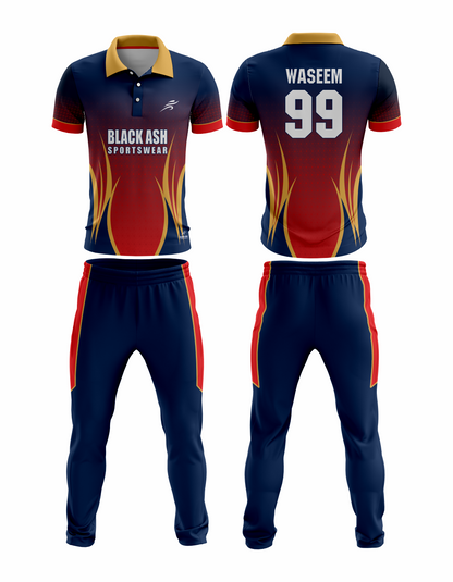 CRIC-2031 Custom Cricket Uniform: Premium Quality & Personalized Design