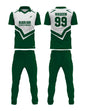 CRIC-2080 Custom Cricket Uniform: Premium Quality & Personalized Design